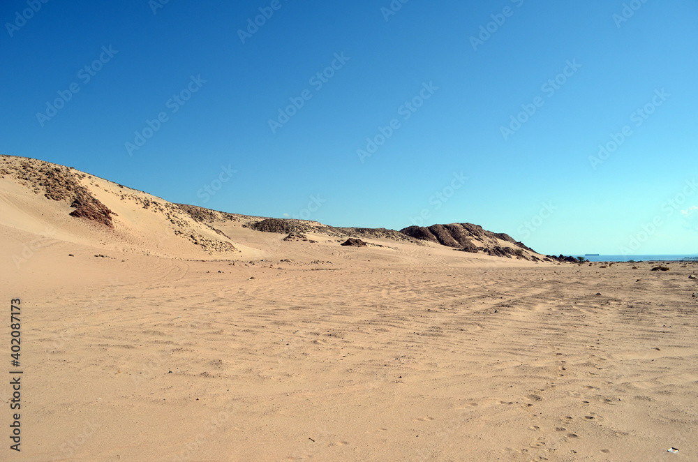 Desert of Sinai Peninsula, Egypt. Near Sharm El Sheikh Desert of Sinai Peninsula, Egypt. Near Sharm El Sheikh