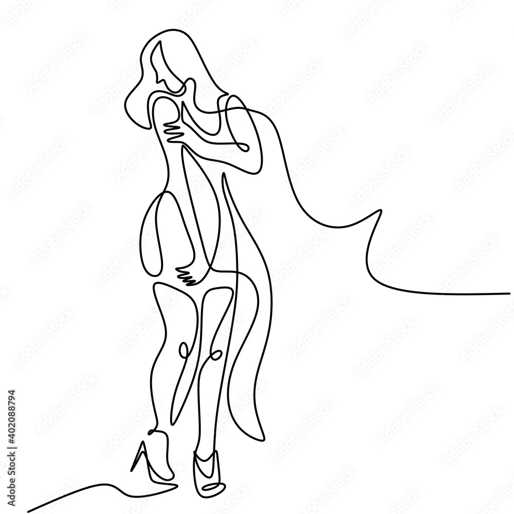 Woman Standing Pose 1 - CLIP STUDIO ASSETS