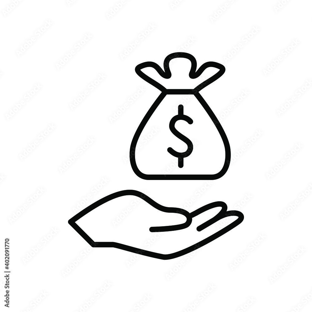 Money investment icon