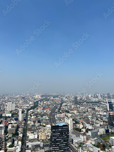 view of the city in Bangkok Thailand