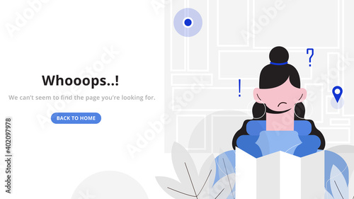 Oops 404 error page