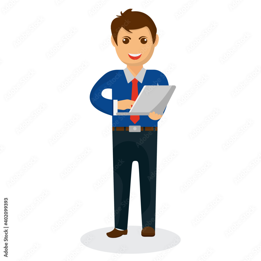 Successful Businessman Mascot Successful Businessman Mascot