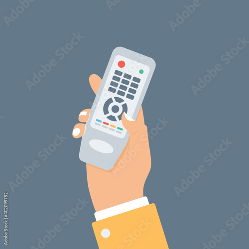 Man Hand With Remote Control