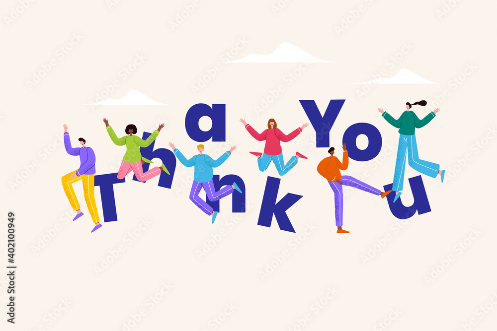 Thank You - Vector Illustration Thank You - Vector Illustration