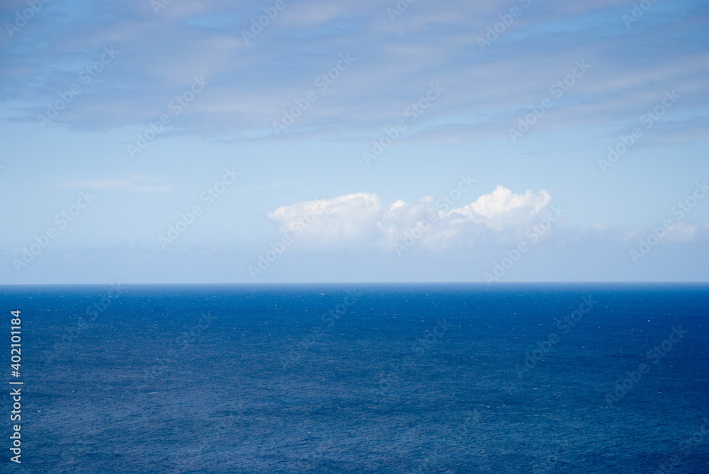 blue sky and sea Kauai