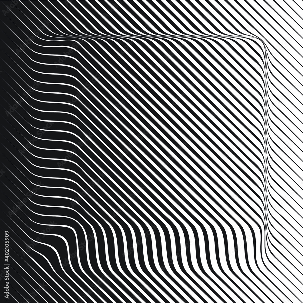 Fototapeta premium Abstract Black Diagonal Striped Background . Vector parallel slanting, oblique lines texture
