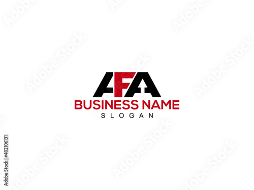 AFA Letter Logo, afa logo image design photo