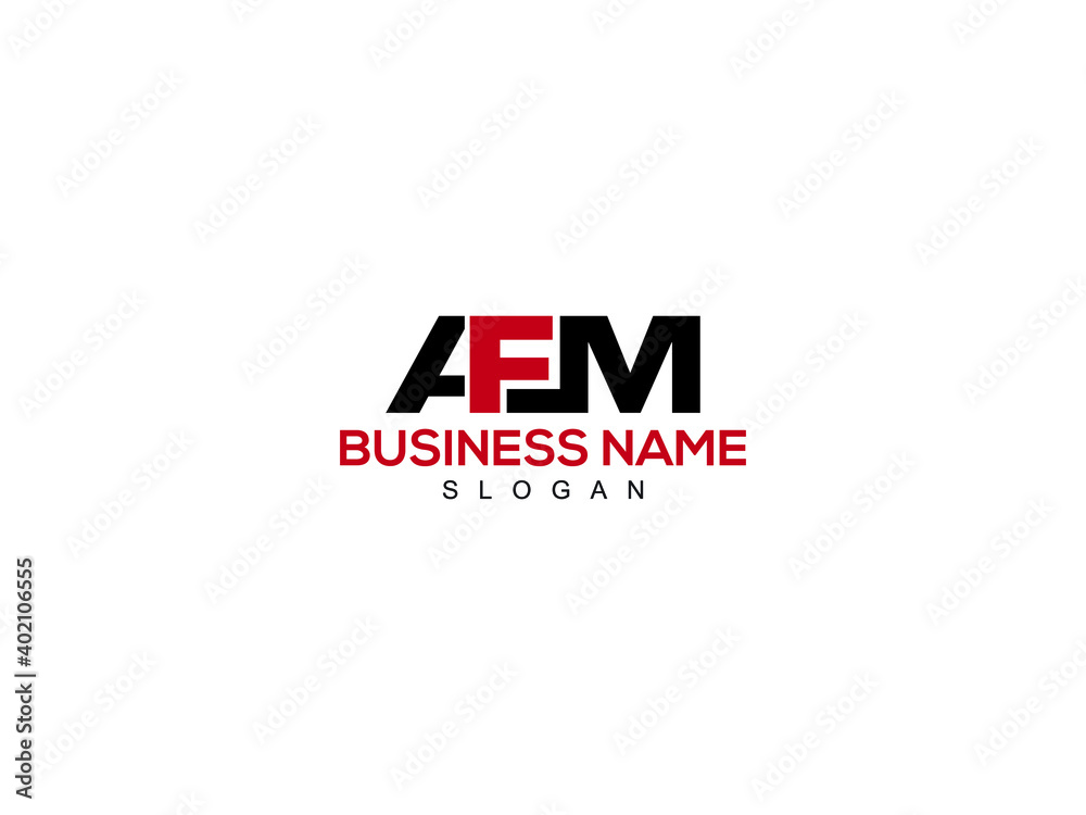 AFM Letter Logo, afm logo image design Stock Vector | Adobe Stock