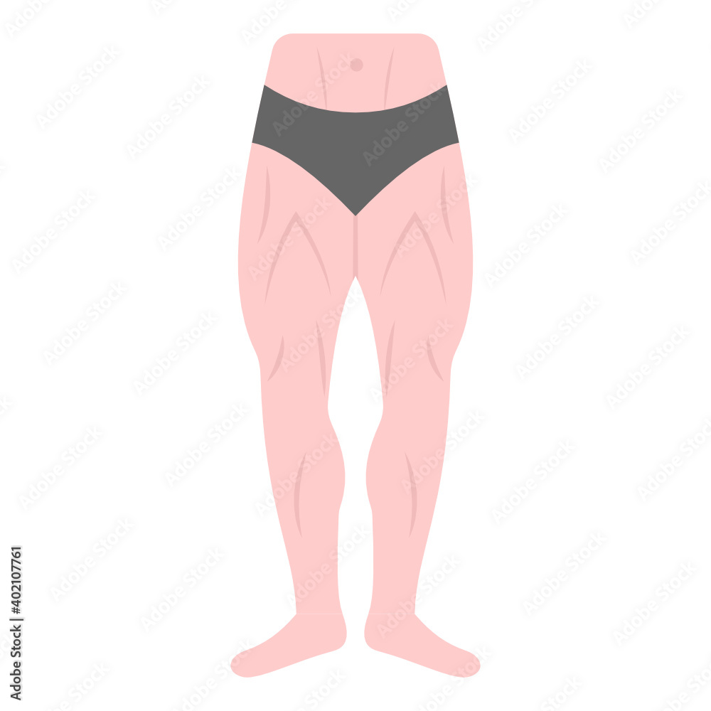 Jogging legs in flat icon, man doing fitness exercise
Jogging legs in flat icon, man doing fitness exercise