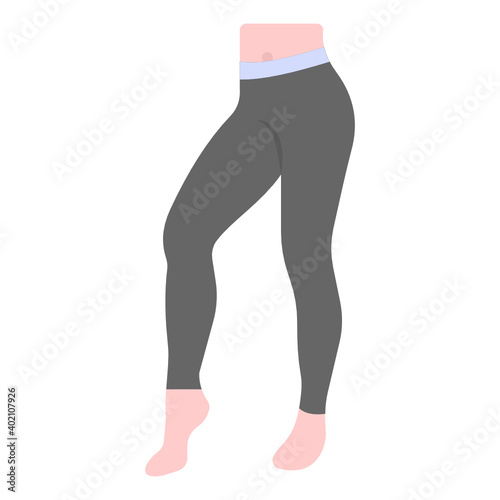  Foot drop exercise flat editable vector, workout for legs 