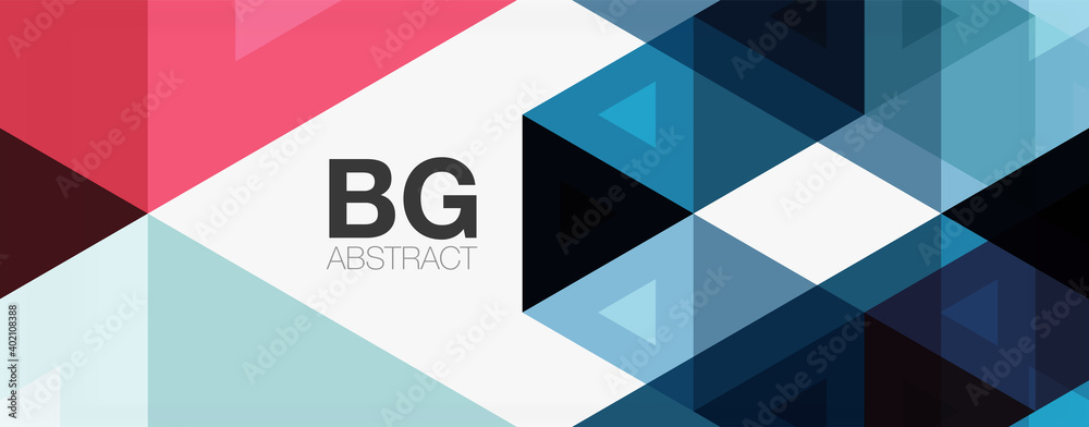 Mosaic triangle pattern abstract background for cover, banner, flyer and poster and other template Mosaic triangle pattern abstract background for cover, banner, flyer and poster and other template
