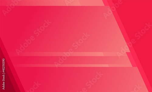 Complex abstract geometric red background. Modern futuristic laconic design. Minimalistic style. Vector