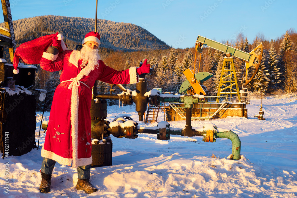 Santa Claus brought gifts to oil geologists