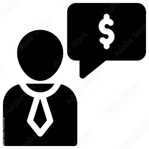 Financial Discussion Vector