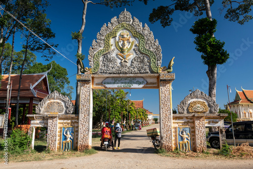 Wat Svay Andet Pagoda Kandal province near Phnom Penh Cambodia