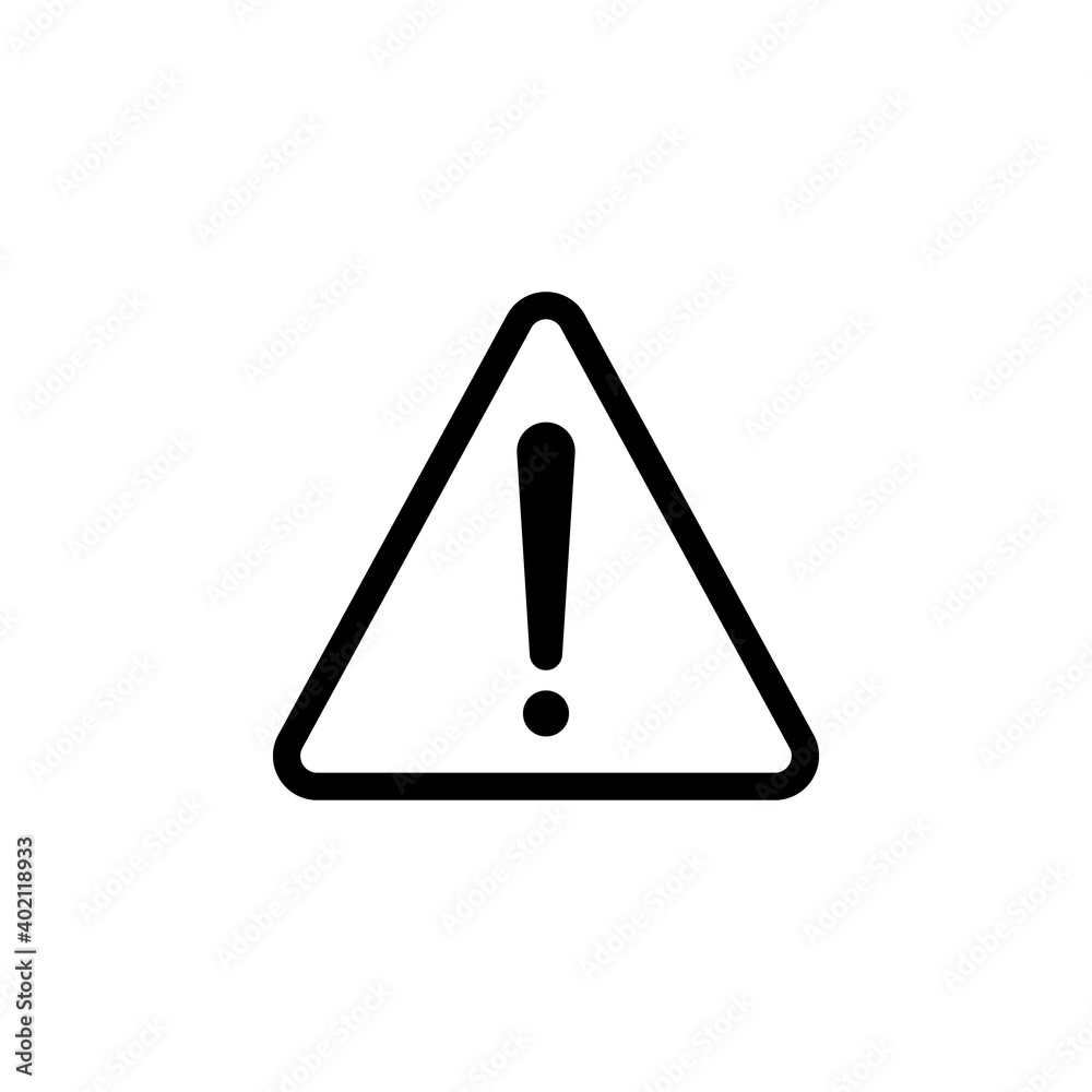 Caution sign icon vector design Caution sign icon vector design