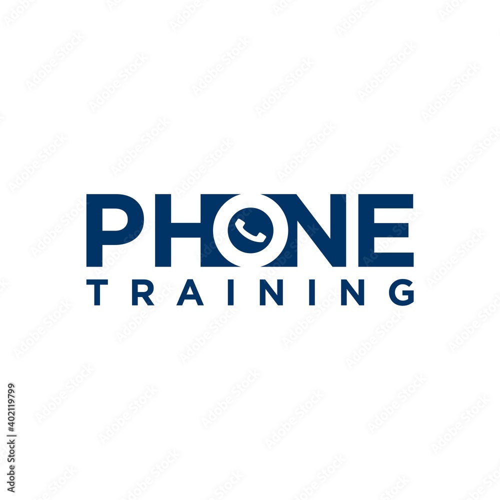 phone typography mark logo
