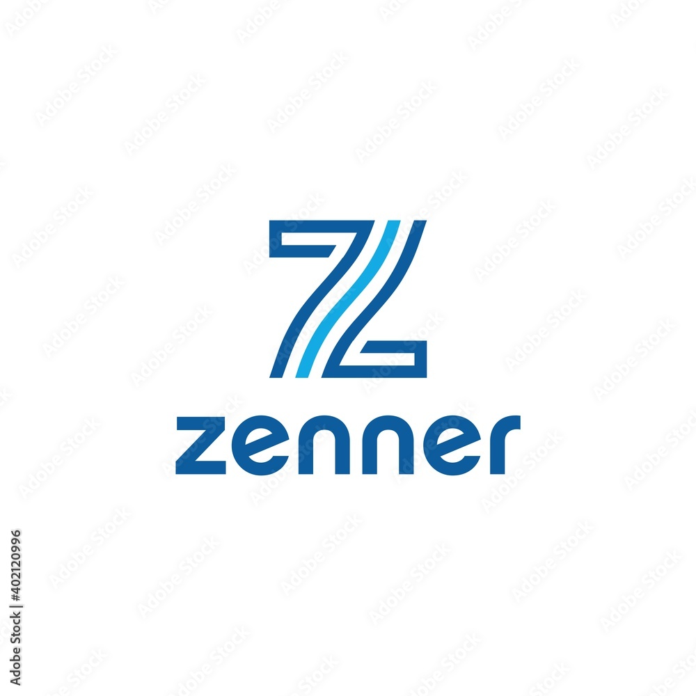 Fototapeta premium Illustration Vector Logo Design of Letter Z
