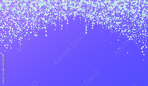 Hologram Splash Effect Blue Background. Unicorn Carnival Dust Card. Happy Background. Rainbow Flying Invitation.
