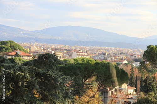 Aerial view of Florence city , Italy © FarazHabiballahian