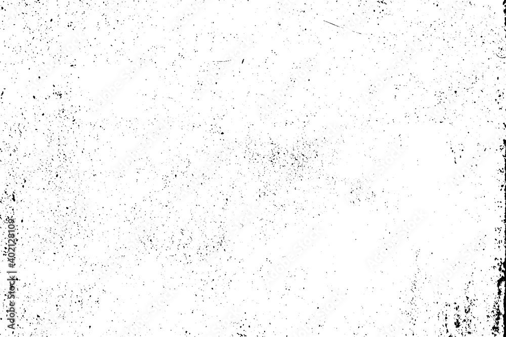 Vector abstract grunge texture effect.Black and white background.