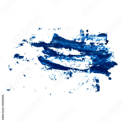 Cian blue goache abstract spot divorce background. Vintage pattern for different design and decoration. Vector