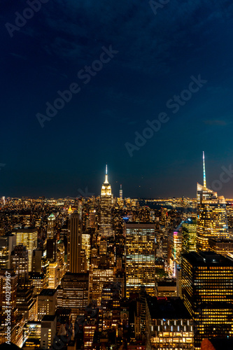 Skyline of New york city is One of the best night view in the world.