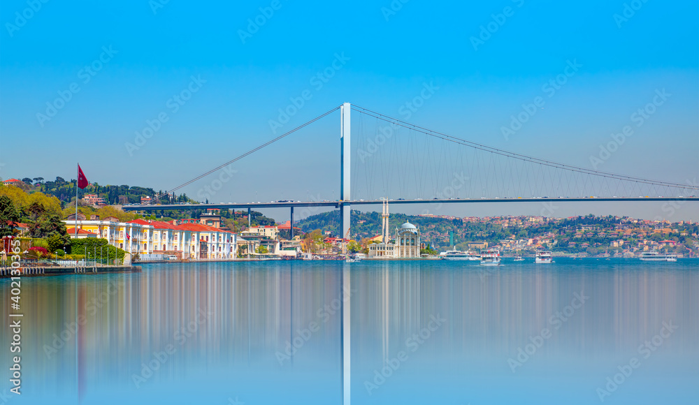 Ortakoy mosque and Bosphorus bridge - Istanbul, Turkey Ortakoy mosque and Bosphorus bridge - Istanbul, Turkey
