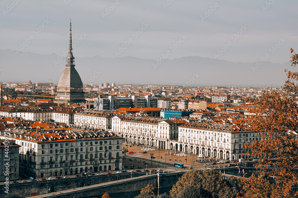 Turin is the capital of Piedmont and is known for the refinement of its architecture and cuisine. The Alps rise to the north-west of the city.