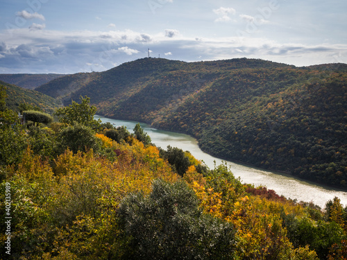 Limski canal at istria in croatia photo