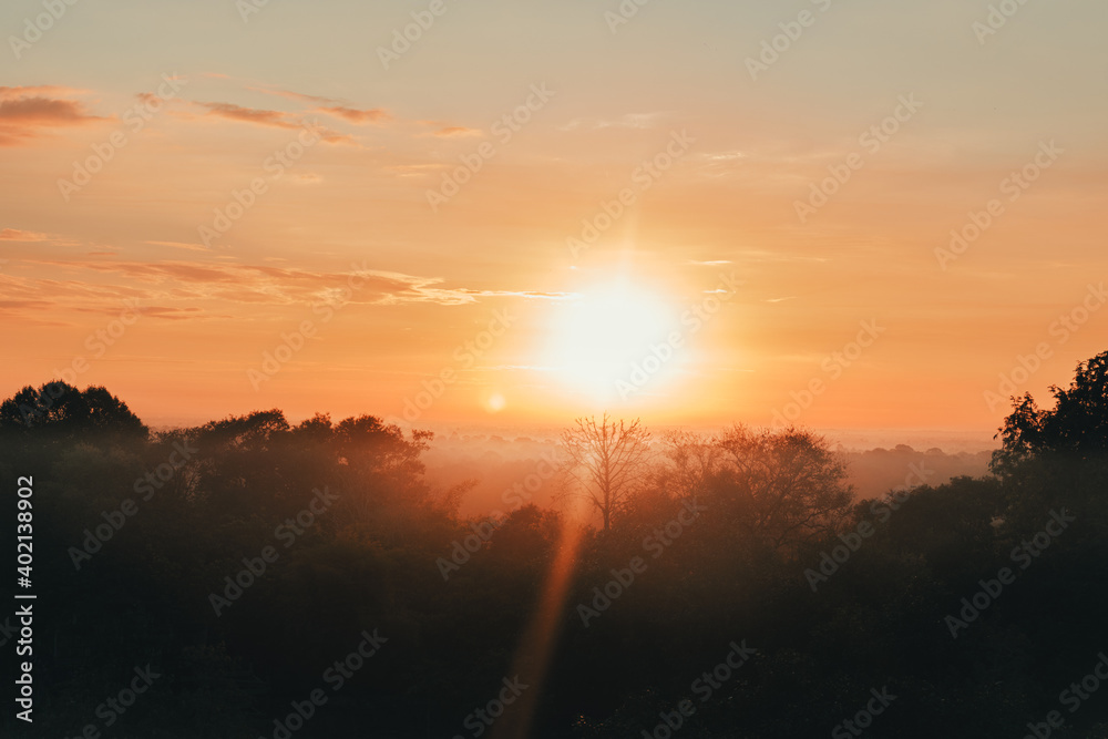 Obraz premium sunrise in the mountains