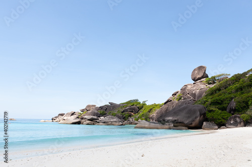 Stone monument of Similan islands, Thailand