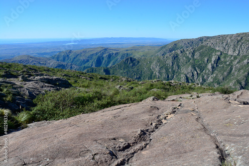 Quebrada del Condorito  National Park landscape,Cordoba province, Argentina photo