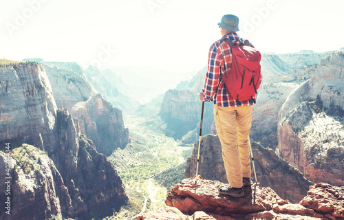 Hike in Zion photo