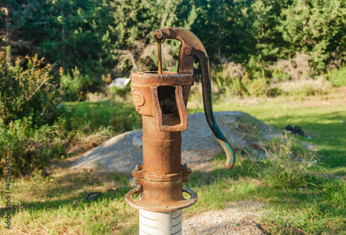 Old historic water pump