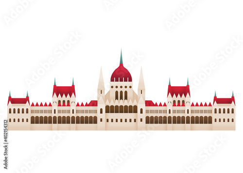 Photography A massive Parliament Building from Budapest Hungary