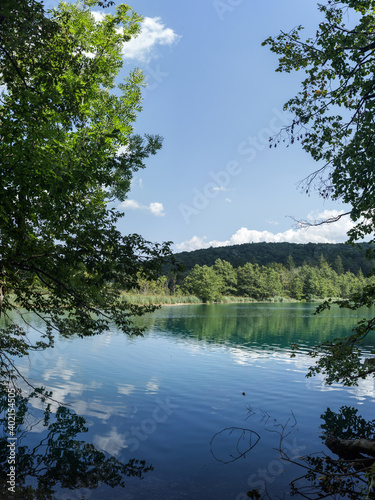 Plitvice lakes national park in Croatia.