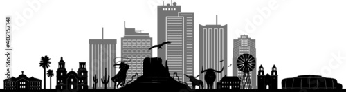 ARIZONA State SKYLINE City Silhouette
