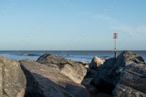 Early morning sun at Caister-on-sea, Great Yarmouth, Norfolk. © Christopher Keeley