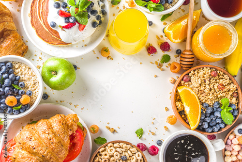 Wallpaper Mural Various breakfast food concept Torontodigital.ca