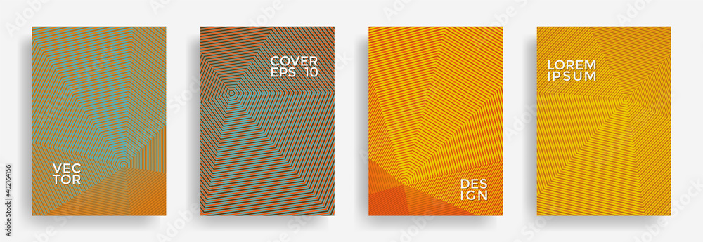 Hexagonal halftone pattern cover pages vector creative design. Hexagonal halftone pattern cover pages vector creative design.