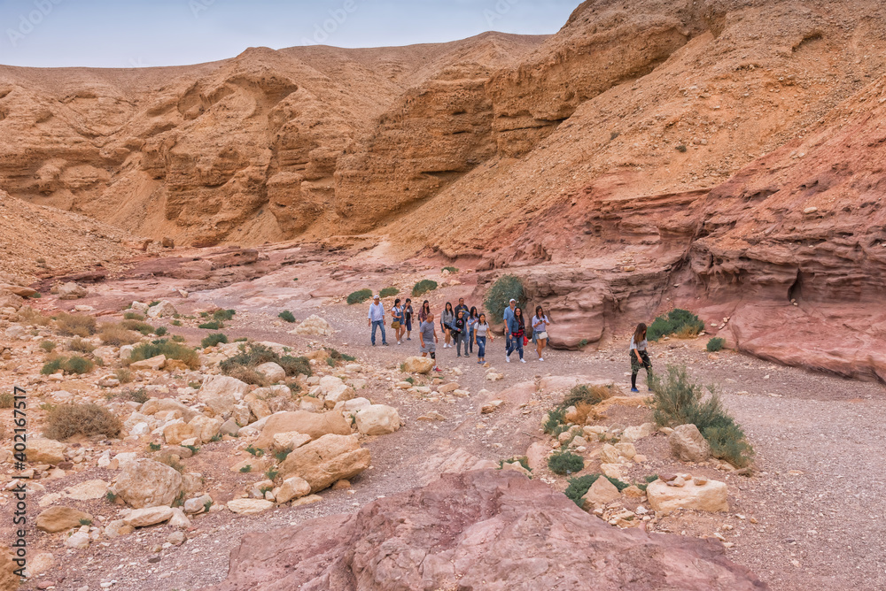 Travel in Israel. The Red Canyon to the Arava Road