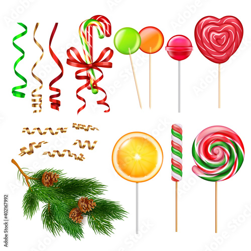 Candies Lollypops Christmas Set
