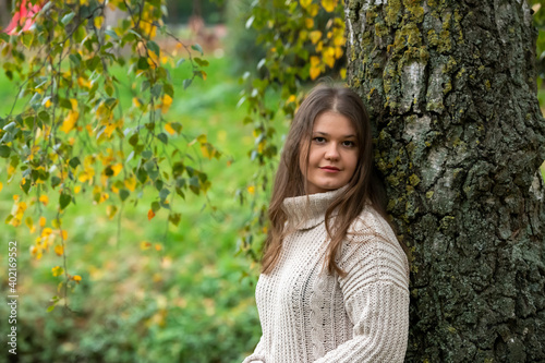 woman in park