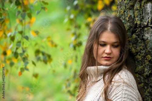 woman in park