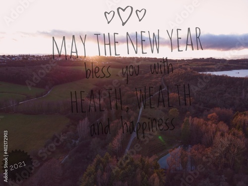 sunset in the mountains