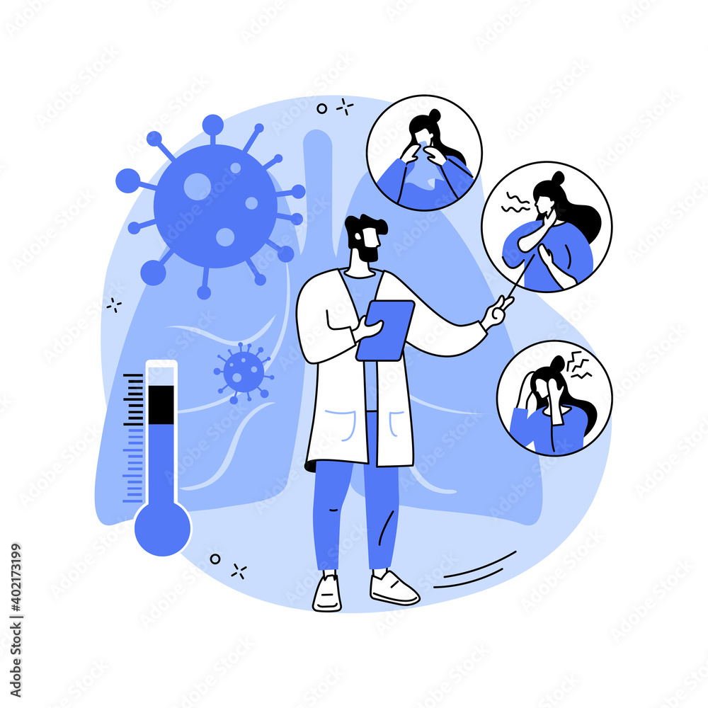 Coronavirus Symptoms Abstract Concept Vector Illustration Coronavirus Coronavirus Symptoms Abstract Concept Vector Illustration Coronavirus