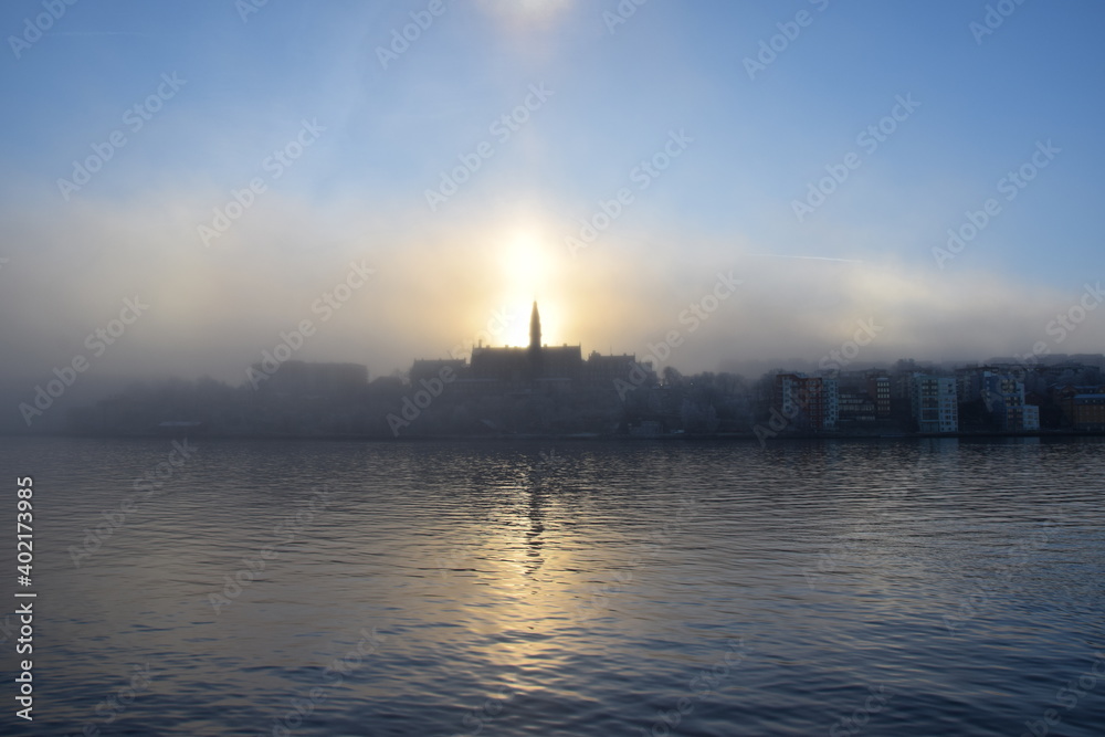 View of Stockholm during the winter View of Stockholm during the winter