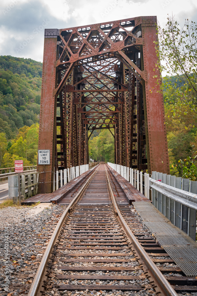 Thurmond Ghost Town At New River Gorge National Park And Preserve Stock ...