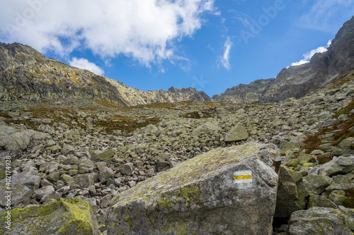 Beautiful alpine landscape. High Tatras. Poland.